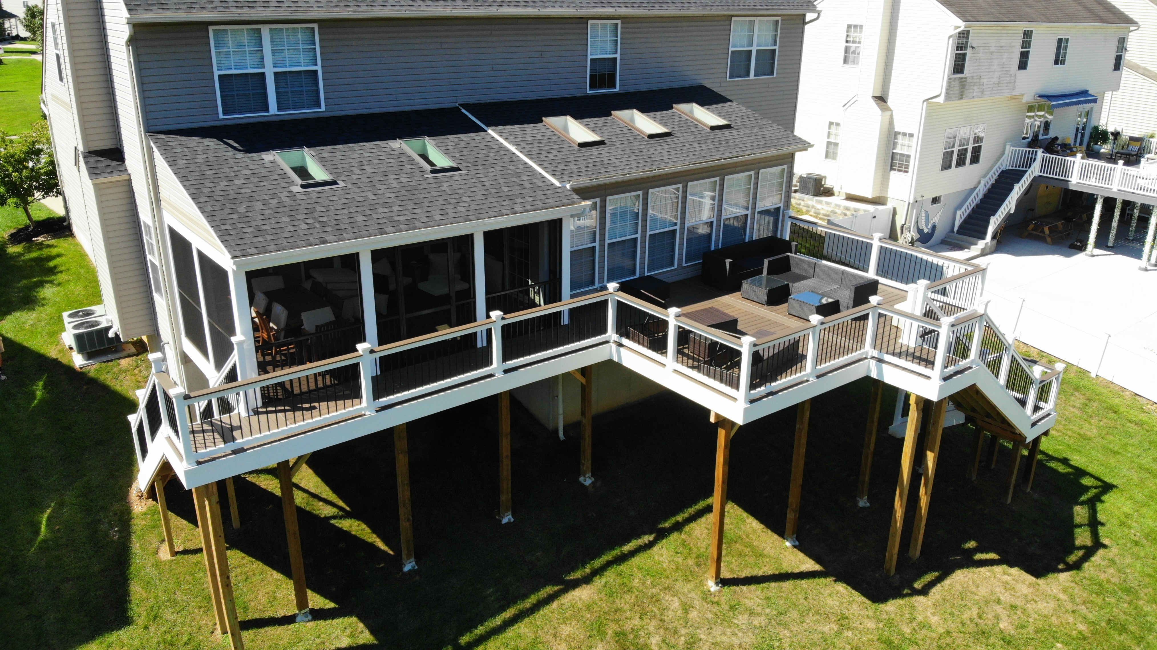 Combo porch and deck